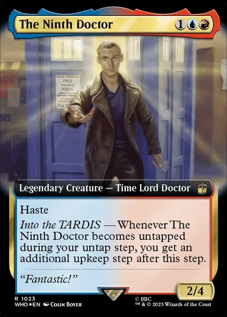 The Ninth Doctor, Magic card WHO 1023 — Doctor Who set