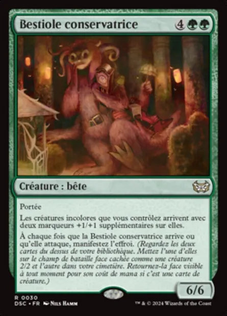 Bestiole conservatrice, carte Magic DSC 30 — extension Duskmourn: House of Horror Commander