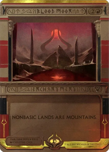 Blood Moon, Magic card MP2 46 — Amonkhet Invocations set