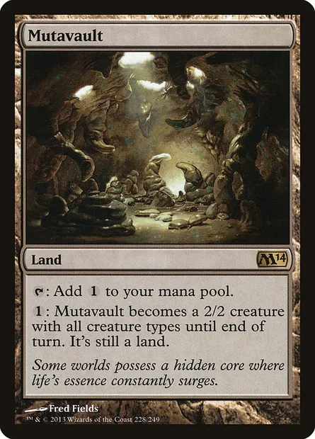 Mutavault, Magic card M14 228 — Magic 2014 set