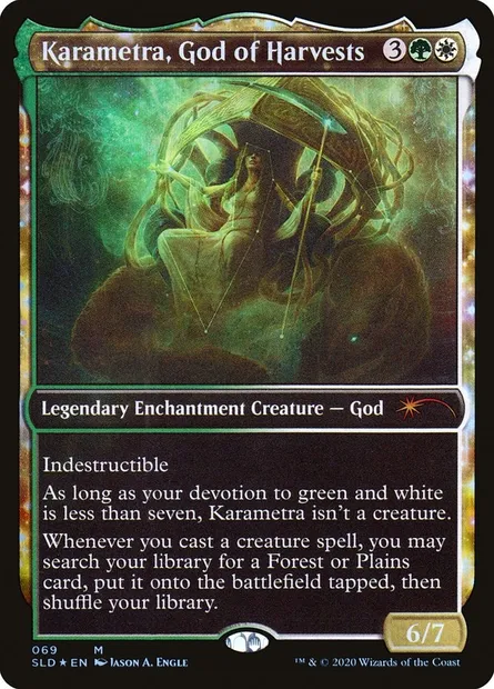 Karametra, God of Harvests, Magic card SLD 69 — Secret Lair Drop set
