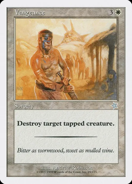 Vengeance, carte Magic S99 29 — extension Starter 1999