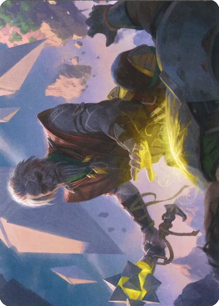 Expedition Healer // Expedition Healer, Magic card AZNR 39 — Zendikar Rising Art Series set
