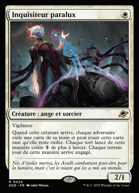 Inquisiteur paralux, carte Magic EOE 24 — extension Edge of Eternities