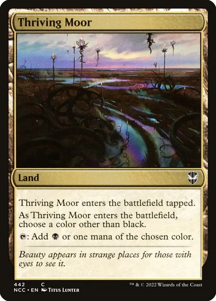 Thriving Moor, Magic card NCC 442 — New Capenna Commander set
