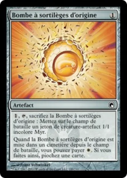 Bombe à sortilèges d'origine, carte Magic SOM 189 — extension Cicatrices de Mirrodin