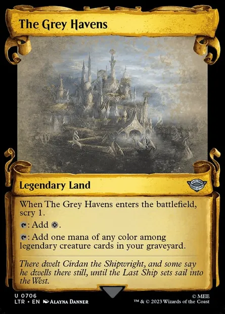 The Grey Havens, Magic card LTR 706 — The Lord of the Rings: Tales of Middle-earth set