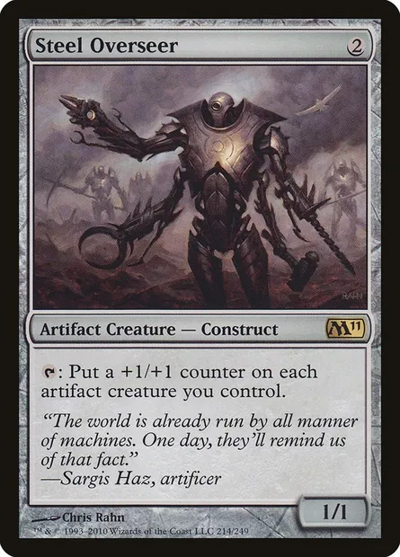 Steel Overseer, Magic card M11 214 — Magic 2011 set