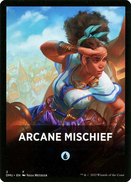 Arcane Mischief, Magic card FDMU 3 — Dominaria United Jumpstart Front Cards set