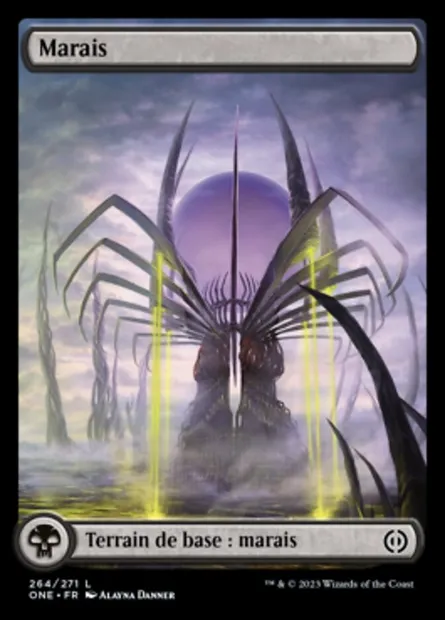 Marais, carte Magic ONE 264 — extension Tous Phyrexians