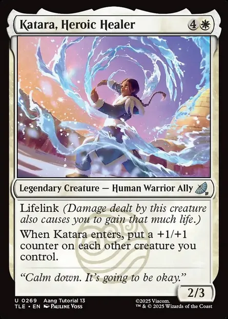 Katara, Heroic Healer, Magic card TLE 269 — Avatar: The Last Airbender Eternal set
