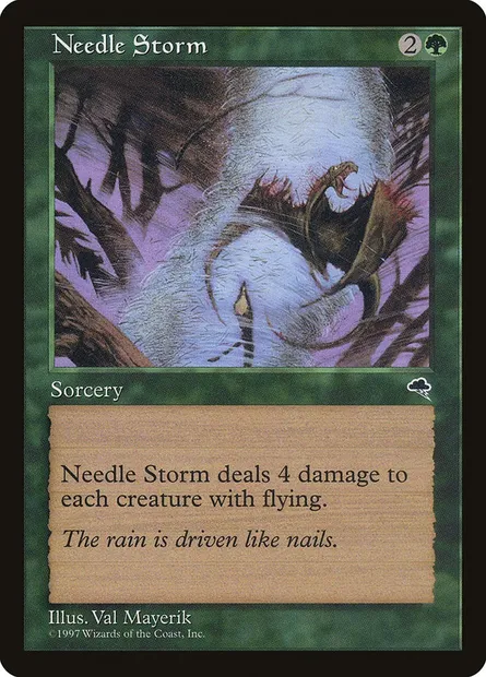 Needle Storm, Magic card TMP 241 — Tempest set