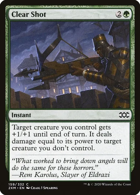 Clear Shot, Magic card 2XM 159 — Double Masters set