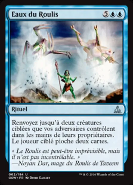 Eaux du Roulis, carte Magic OGW 62 — extension Le serment des Sentinelles