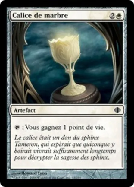 Calice de marbre, carte Magic ALA 18 — extension Les éclats d'Alara