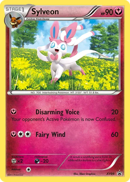Sylveon, Pokémon card XY 04 — XY Black Star Promos set
