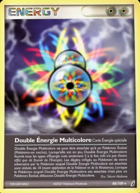 Double Énergie Multicolore, carte Pokémon CG 88 — extension EX Gardiens de Cristal