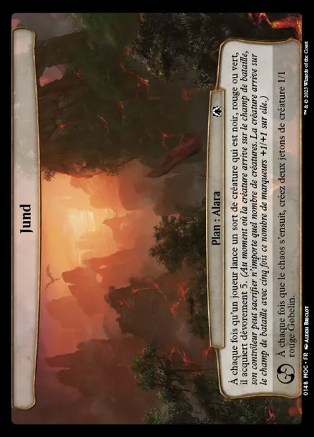 Jund, carte Magic MOC 148 — extension March of the Machine Commander