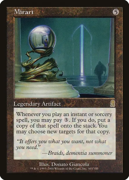 Mirari, Magic card ODY 303 — Odyssey set