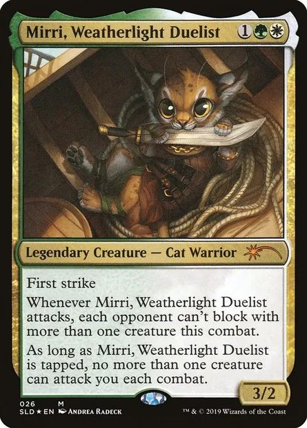 Mirri, Weatherlight Duelist, Magic card SLD 26 — Secret Lair Drop set