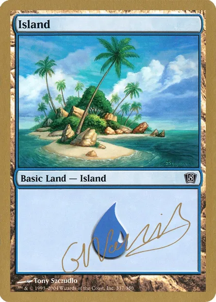 Île, carte Magic WC04 gn337 — extension World Championship Decks 2004