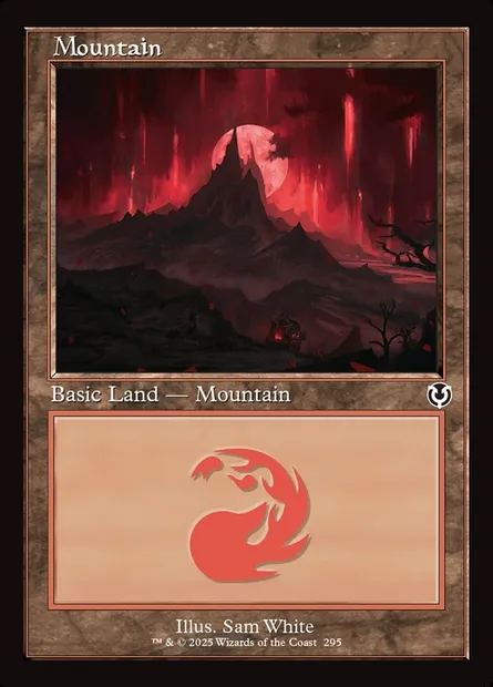 Mountain, Magic card INR 295 — Innistrad Remastered set