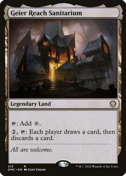 Geier Reach Sanitarium, Magic card DMC 213 — Dominaria United Commander set