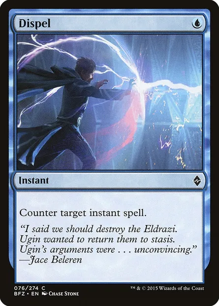 Dispel, Magic card BFZ 76 — Battle for Zendikar set