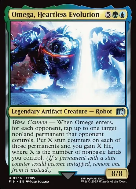 Omega, Heartless Evolution, Magic card FIN 236 — Final Fantasy set