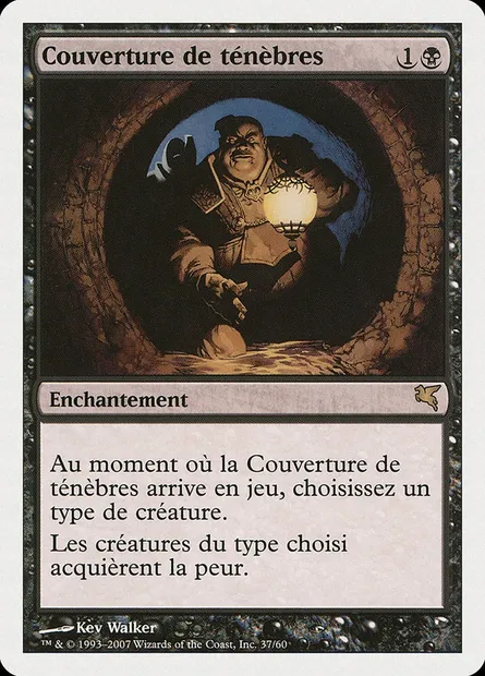 Cover of Darkness, Magic card PSAL D37 — Salvat 2005 set
