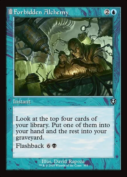 Alchimie interdite, carte Magic INR 355 — extension Innistrad Remastered
