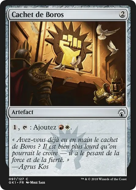 Cachet de Boros, carte Magic GK1 97 — extension GRN Guild Kit