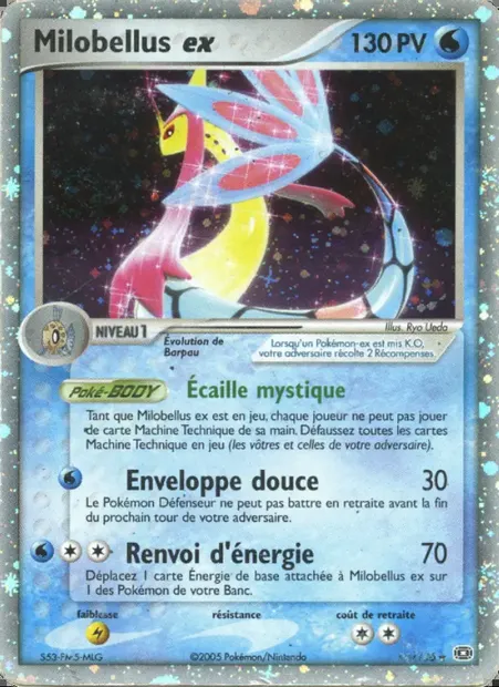 Milobellus ex, carte Pokémon EM 96 — extension EX Émeraude