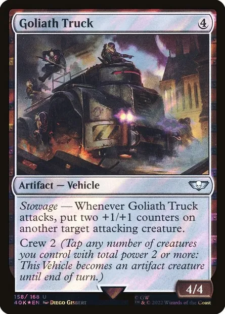 Goliath Truck, Magic card 40K 158★ — Warhammer 40,000 Commander set