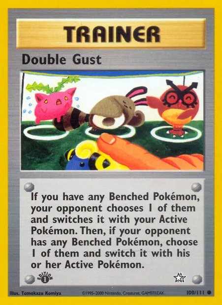 Double Gust, Pokémon card NG 100 — Neo Genesis set