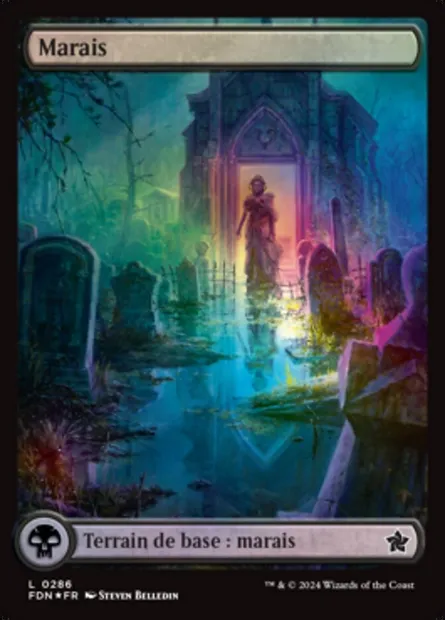 Marais, carte Magic FDN 286 — extension Foundations