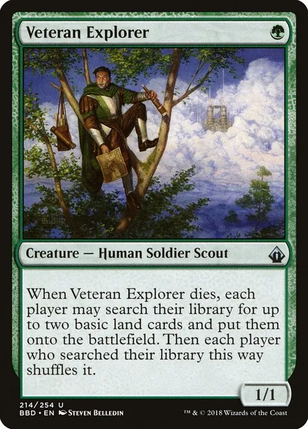 Explorateur émérite, carte Magic BBD 214 — extension Battlebond