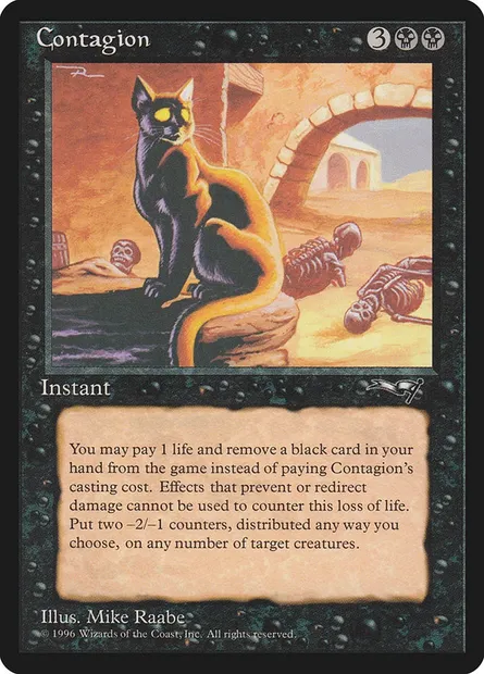 Contagion, Magic card ALL 45 — Alliances set