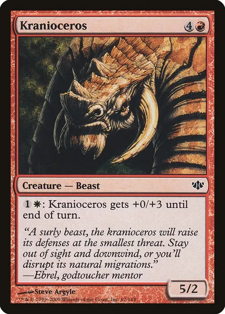 Kranioceros, Magic card CON 67 — Conflux set