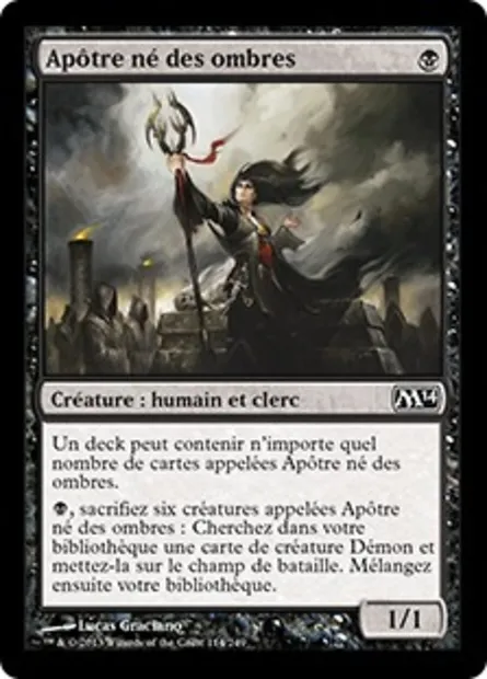 Apôtre né des ombres, carte Magic M14 114 — extension Magic 2014