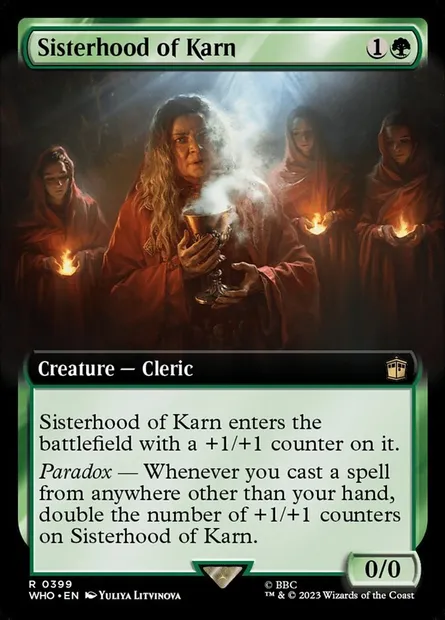 Sisterhood of Karn, Magic card WHO 399 — Doctor Who set