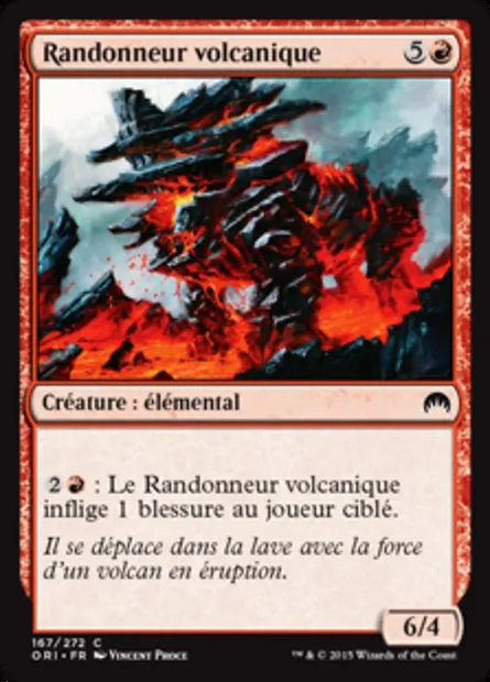 Randonneur volcanique, carte Magic ORI 167 — extension Magic Origines