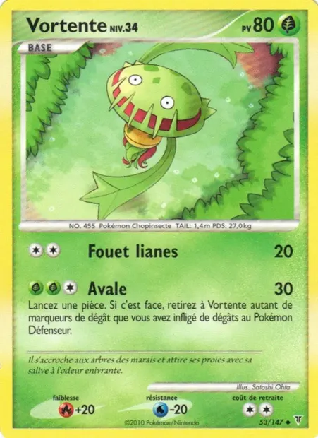 Vortente, carte Pokémon SV 53 — extension Vainqueurs Suprêmes