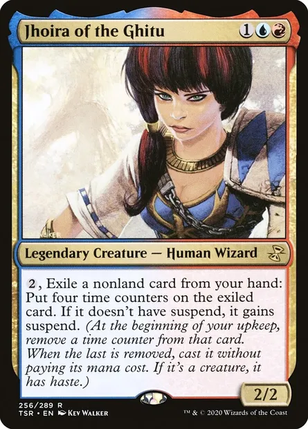 Jhoira of the Ghitu, Magic card TSR 256 — Time Spiral Remastered set