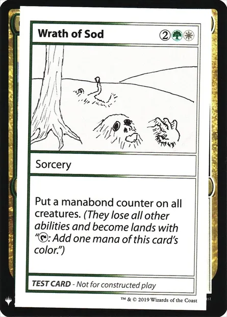 Wrath of Sod, Magic card CMB1 103 — Mystery Booster Playtest Cards 2019 set