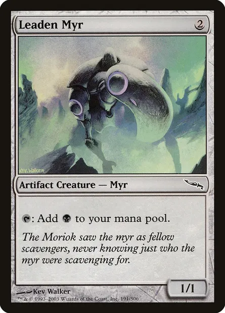 Myr de plomb, carte Magic MRD 191 — extension Mirrodin