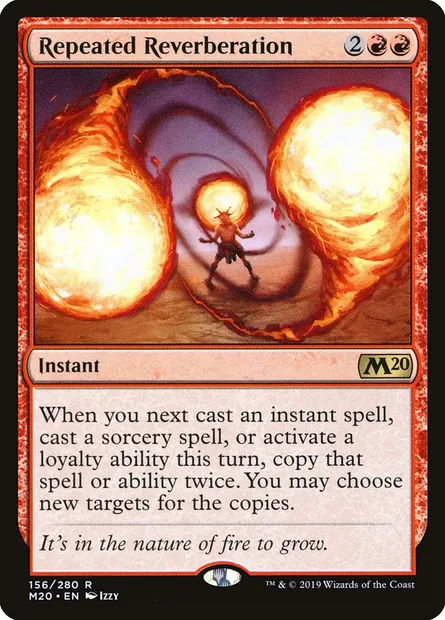 Repeated Reverberation, Magic card M20 156 — Core Set 2020 set