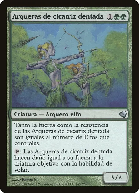 Jagged-Scar Archers, Magic card PS11 145 — Salvat 2011 set