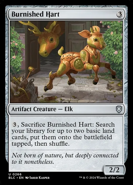Burnished Hart, Magic card BLC 266 — Bloomburrow Commander set