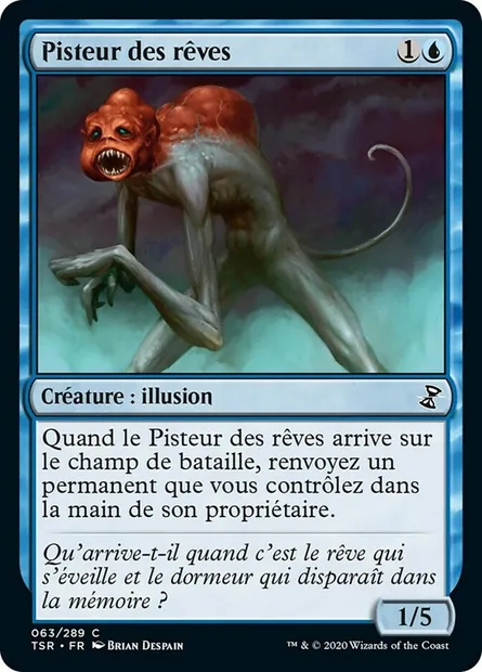 Pisteur des rêves, carte Magic TSR 63 — extension Spirale Temporelle Remastered